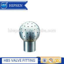 stainless steel sanitary tank 360 deg cleaning fixed bolted spray ball